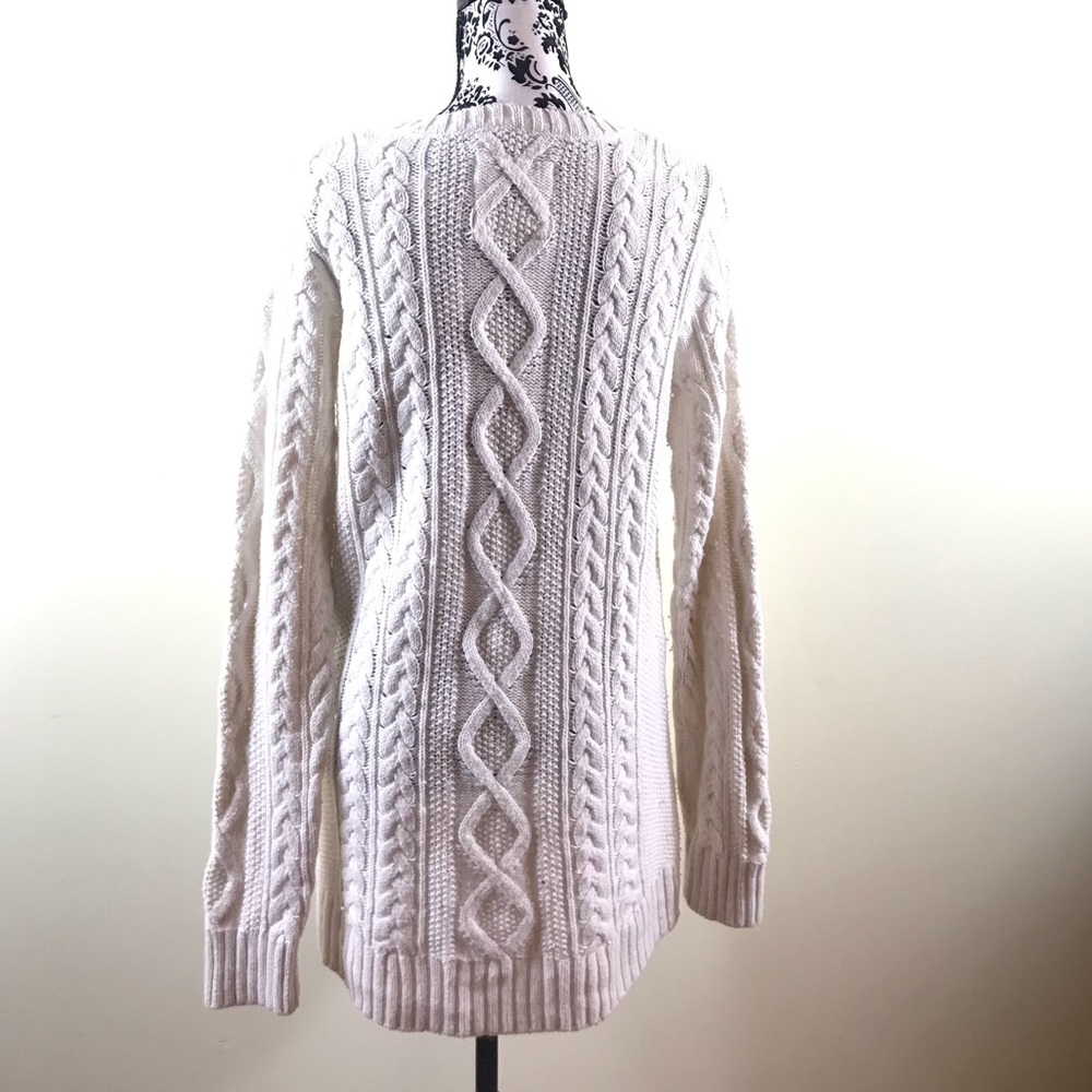 Women’s Warm Sweater White - Picture 4 of 6